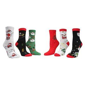 HIBALY Holiday Christmas Socks for Women